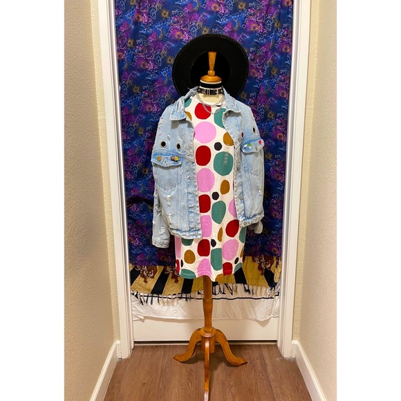 🌈 Lovely colorful polka dot dress - Picture 9 of 11